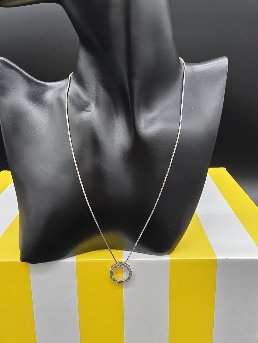 Steeling Silver Circle Pendant Necklace - Elegant Women’s Jewelry #0937